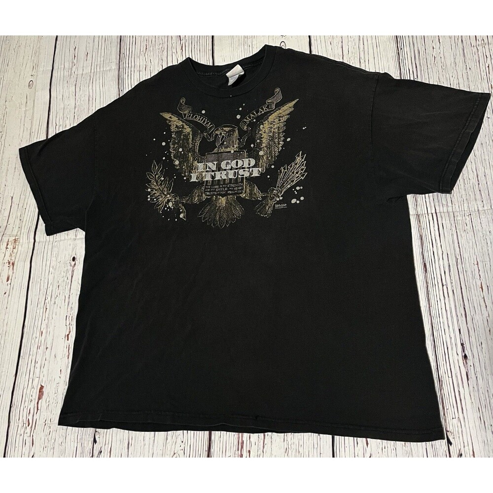 Tennessee River “In God I Trust” Black Adult T-Shirt Black Size 2XL XXL Kerusso